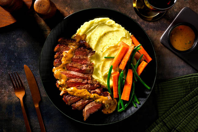 Irish Sirloin Steak and Balsamic Sage Sauce