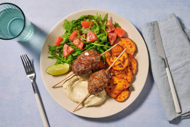 Central American Beef Skewers and Amarillo Yoghurt