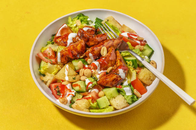 Snabblagad vietnamesisk kycklingsallad