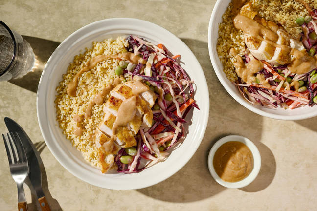 Crispy Skinned Spiced Chicken in Peanut XO Sauce