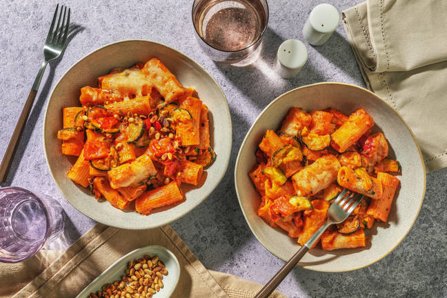 Ostegratinert ratatouillepasta
