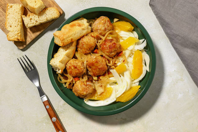 Polpette di pollo 100% italiano stile 'in saor'