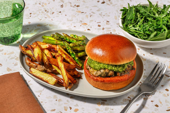 Italy's Cheesy Parmigiana Sausage Burgers