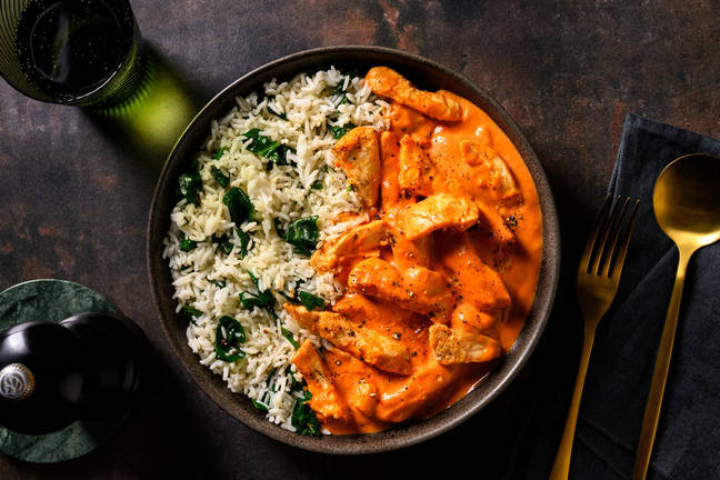 Buttriges Hähnchen mit Kormapaste
