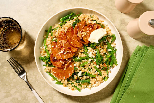 Middle Eastern Style Roasted Butternut Squash Bowl