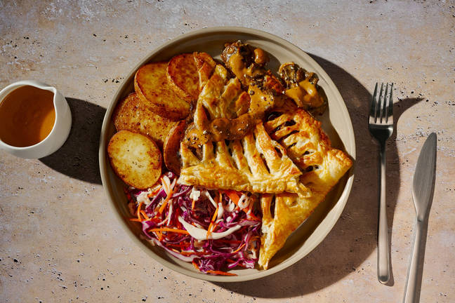 German Style Savoury Mushroom Strudel