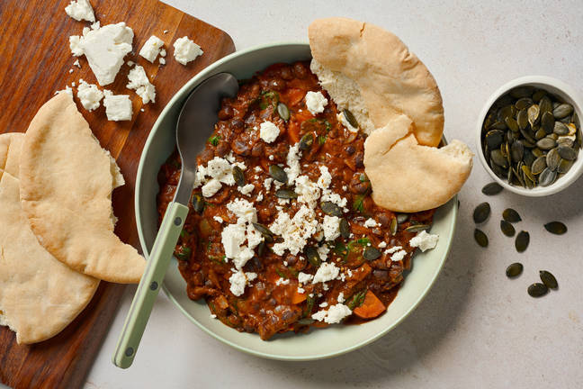 Ghanaian Atidua Inspired Black Bean Stew