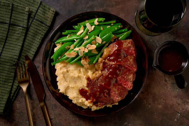 Steak met truffel-kalfsjus