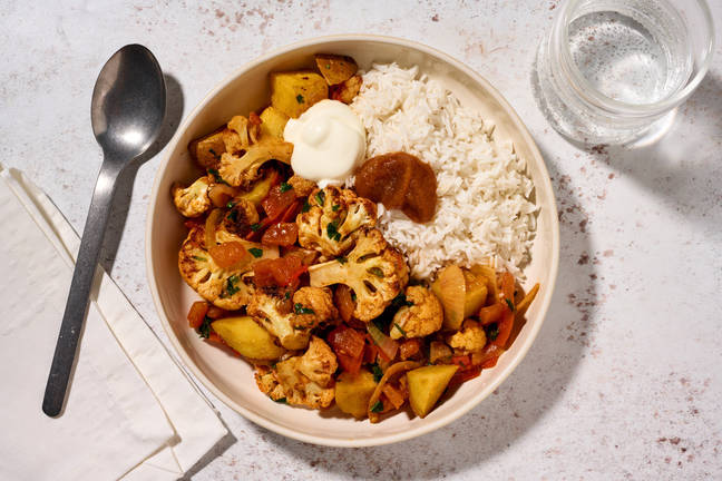 Aloo Gobi - indisk potatis- och blomkålscurry