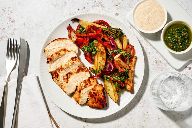 Ugnsstekt fajitakyckling