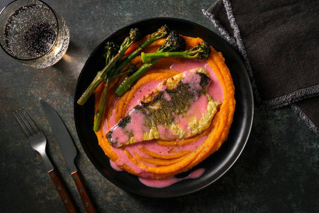 Dorada con leche de tigre al ponzu 