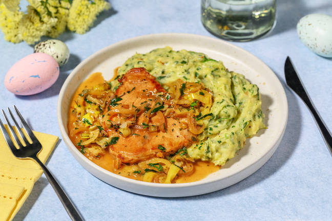 Pork Steaks in Apple & Sage Glaze