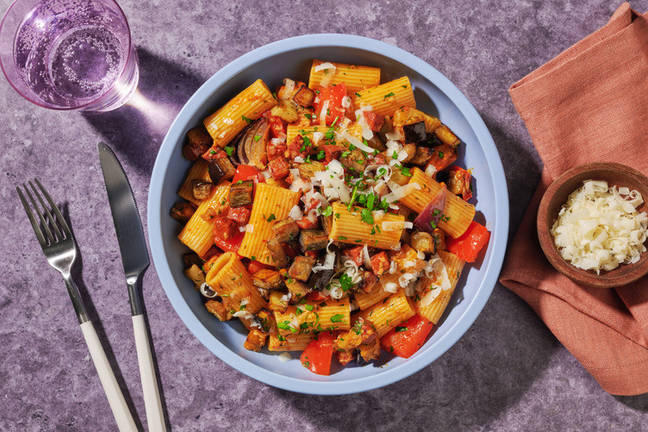 Warm Chorizo Pasta Salad