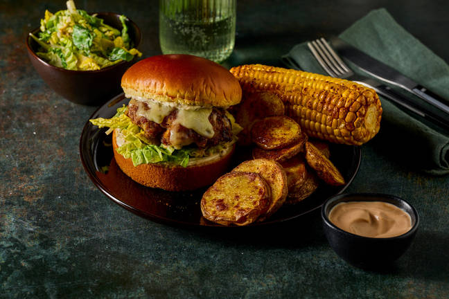 Oklahoma Onion Burger mit Bio Rinderhackfleisch