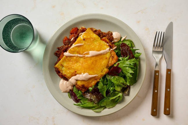 Beef Cheeseburger Inspired Lasagne