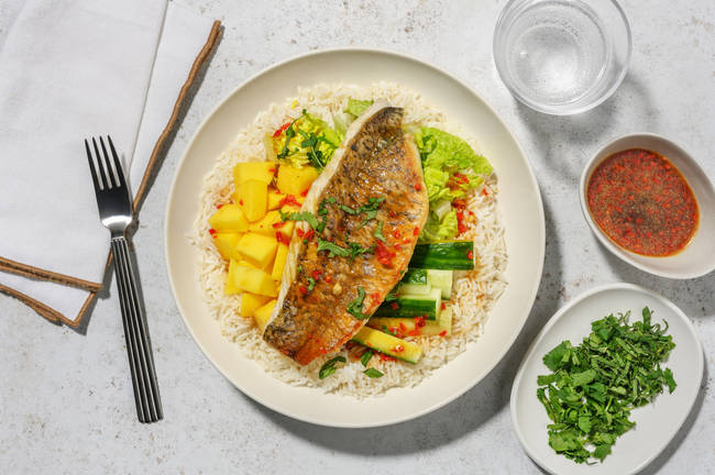 Vietnamesiskinspirerad vit fisk