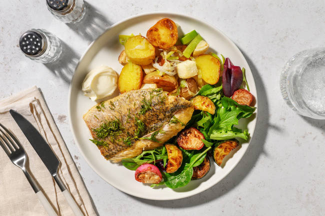 Sitrus- og dillstekt barramundi