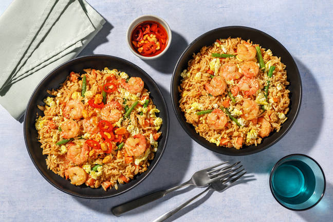 Prawn Fried Rice with DIY Chilli Crisp