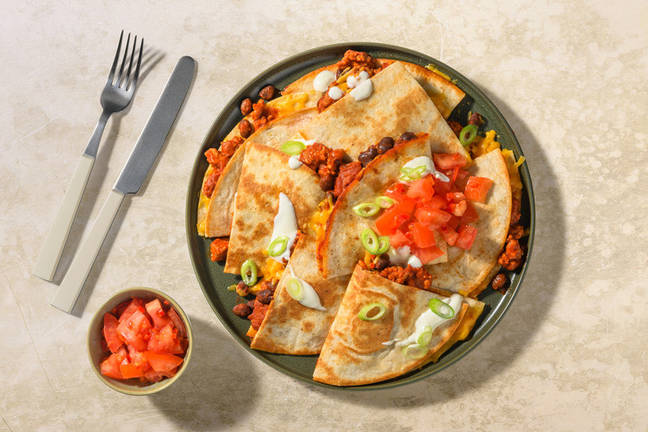 Smoky Pork Quesadillas