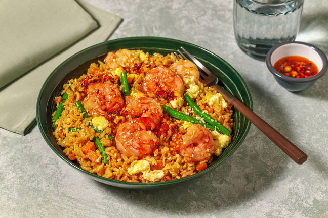 Prawn Fried Rice with DIY Chilli Crisp