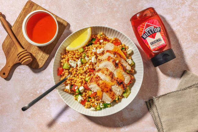 Spiced Chicken and Caramelised Onion Couscous Salad