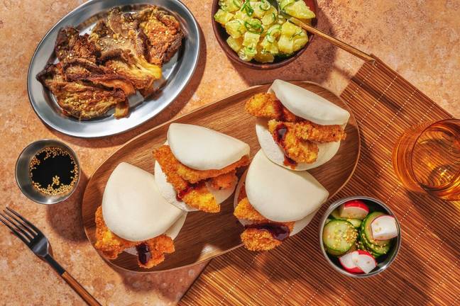 'Izakaya'-bao-boller med teriyakikylling