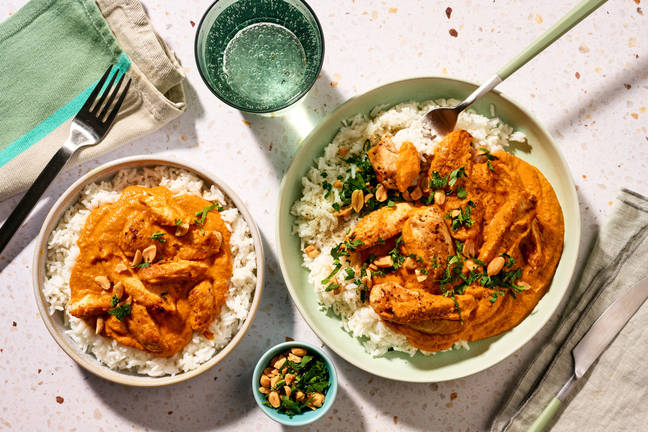 Krämig indisk kycklingcurry