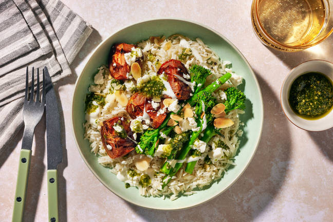 Slow Roasted Kumato Tomato Herby Rice Bowl