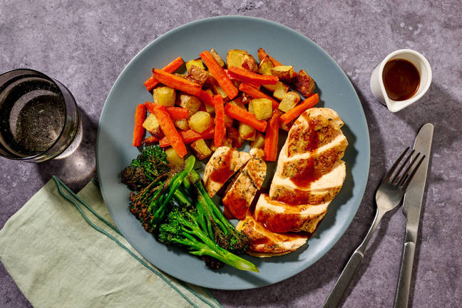 Thyme Chicken and Gravy Midweek Roast