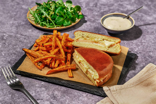 Croq' Burger poulet tranché & cheddar