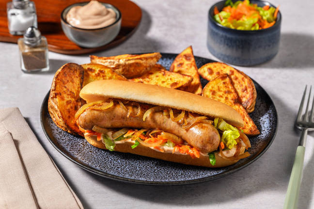 Frenchy Hot-Dog & potatoes au paprika fumé