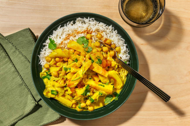 Chunky Parsnip and Chickpea Coconut Curry