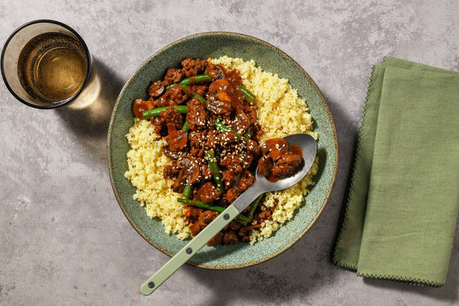 Honeyed Miso and Mushroom Beef