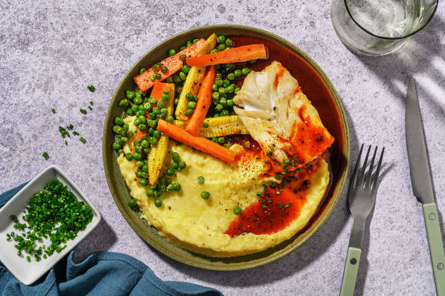 Gochujang Basa and Pan-fried Veg