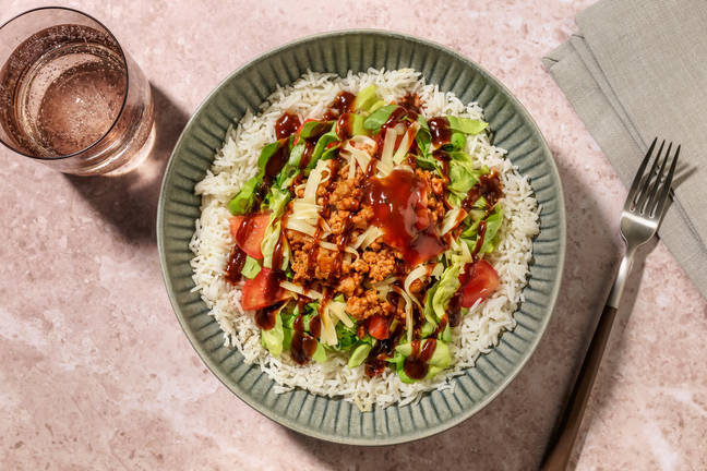 Pork Cheeseburger-inspired Bowl