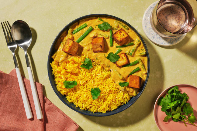 Cashew Cream Tofu Curry