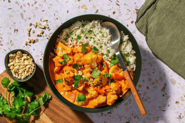 Chou-fleur façon tikka massala & riz