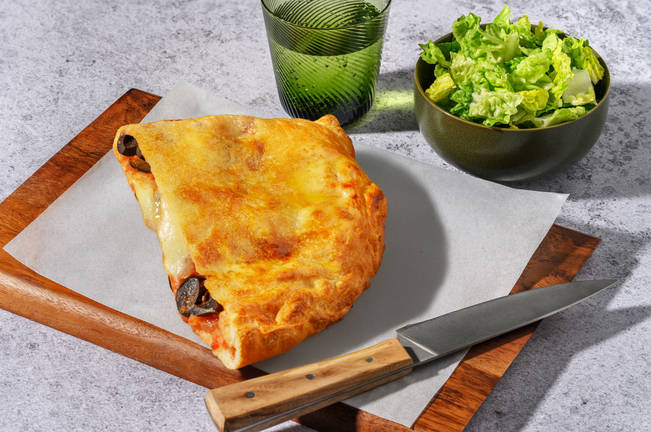 Chausson mozza-olives façon calzone