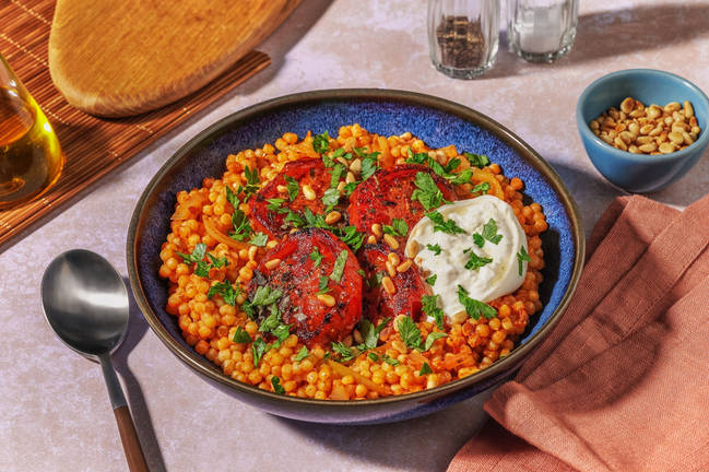 Burrata Bowl : tomate, persil & pesto rosso