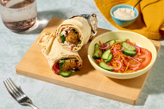 Sandwich libanais falafels & crudités