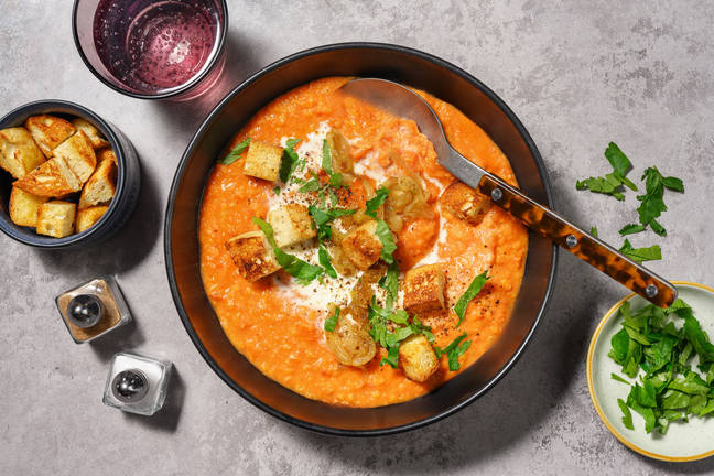 Velouté de lentilles aux épices