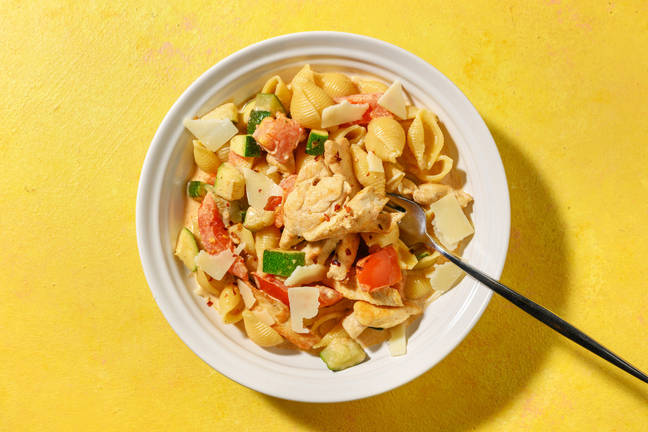 Hurtig cajunkrydret kyllingepasta
