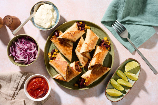Pulled Pork and Sweetcorn Quesadillas