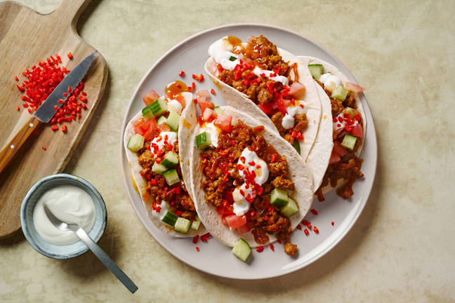 Curried Turkey Tacos