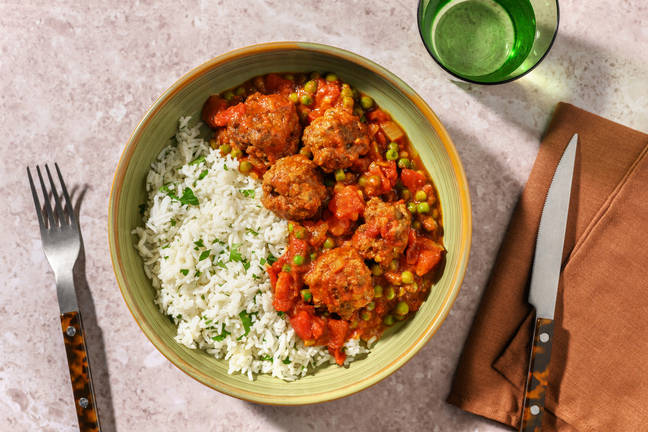 Boulettes de bœuf façon Keema Matar indien