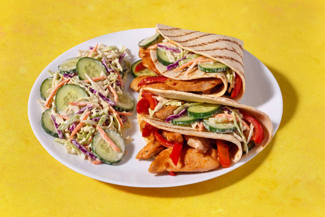 Pocket Wrap : poulet teriyaki & poivrons