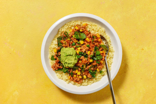 Chipotle Bowl : porc haché épicé & guacamole