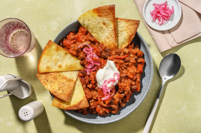 Bœuf & haricots mijotés à la texane