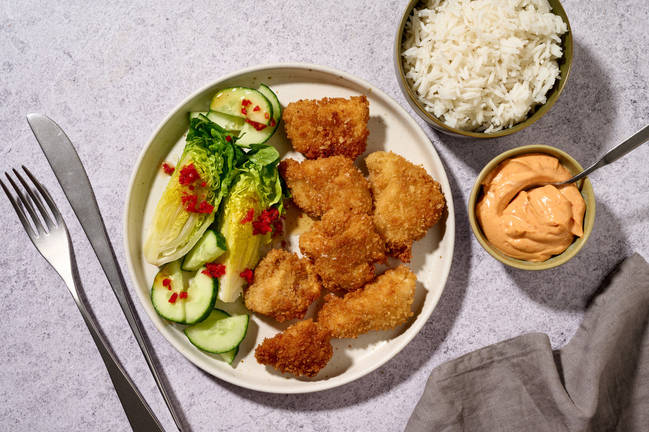Nuggets de poulet fusion & mayo-sriracha