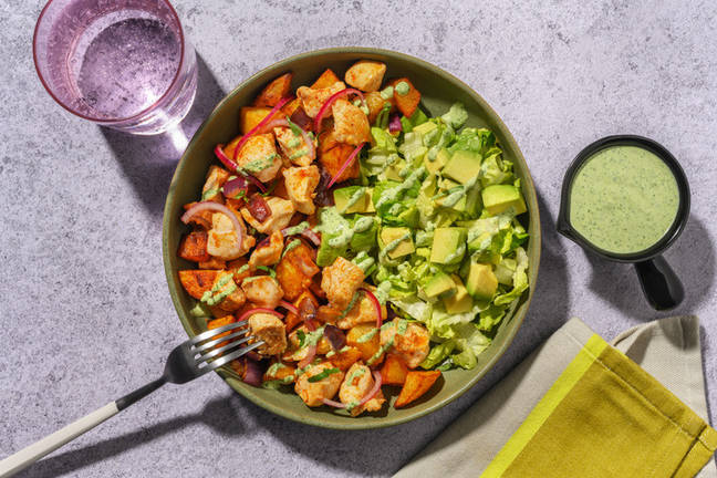 One tray : dinde, avocat & crema de coriandre